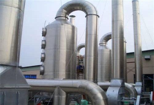 惠州廢氣處理設備之不銹鋼噴淋凈化塔的結構及特點惠州環(huán)保公司